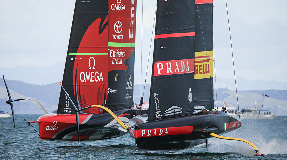 Emirates Team New Zealand 5:3 in America