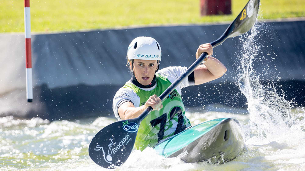 Jones wins the Oceania Canoe Slalom Championships